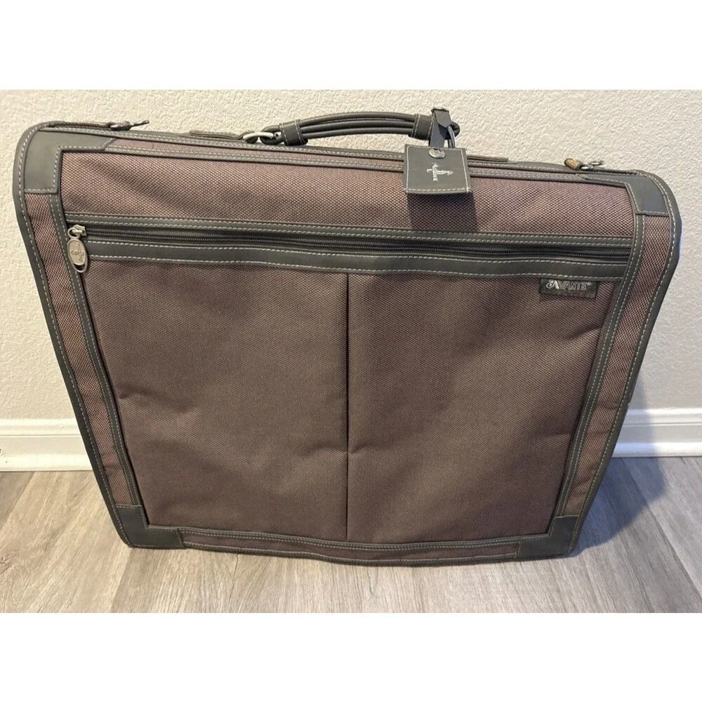Atlantic Grey Folding Garment Suit Dress Expandable Travel Bag. Place A Bid